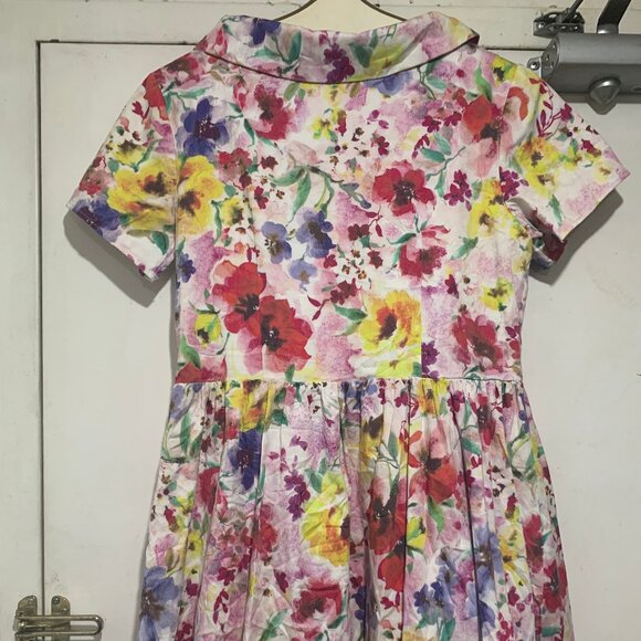 MYRTLEWOOD OF CALIFORNIA MIDI FLORAL PRINT DRESSES SIZE XL - Picture 7 of 8